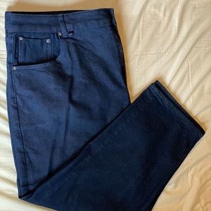 Cropped, relax fit jeans